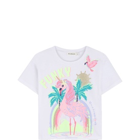 Funky Flamingo Graphic T-Shirt