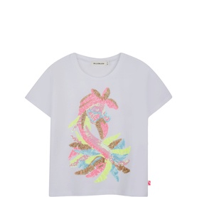 Sequin Flamingo T-Shirt