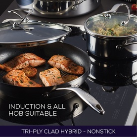 SteelShield Four-Piece Saucepan Set