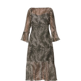 Ezra Leopard Print Dress