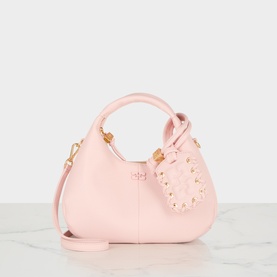 Grained Mini Hobo Bag