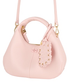 Grained Mini Hobo Bag