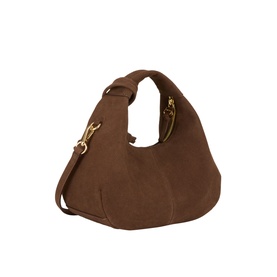 Suede Mini Hobo Bag