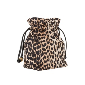 Leopard Drawstring Pouch