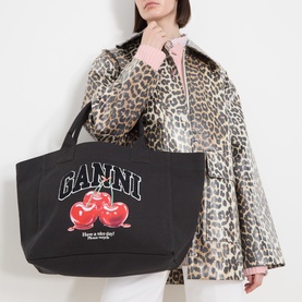 Logo Cherry Medium Tote Bag