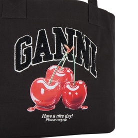 Logo Cherry Medium Tote Bag