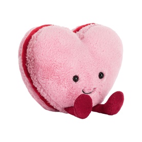 Amuseables Colette Heart Macaron Pink 13cm