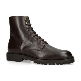 Leather Lace-Up Boots