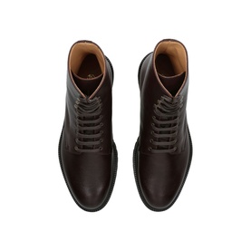 Leather Lace-Up Boots