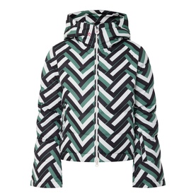 Polar Flare II Waffle Print Down Jacket