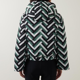 Polar Flare II Waffle Print Down Jacket