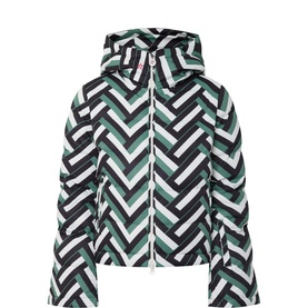 Polar Flare II Waffle Print Down Jacket