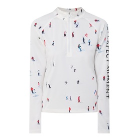 Ski Print Quarter Zip Base Layer