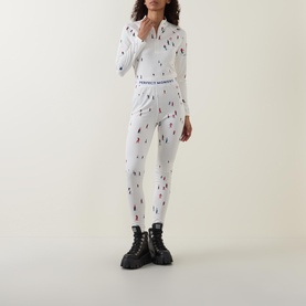 Ski Print Quarter Zip Base Layer