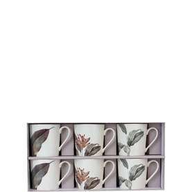 Birds of Paradise Cups, Set of Six