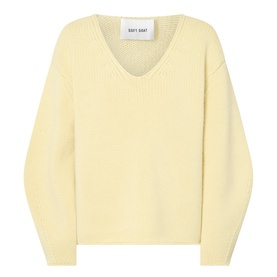 Puff Sleeve Oversized Casmere Sweater