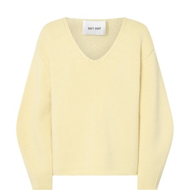 Puff Sleeve Oversized Casmere Sweater
