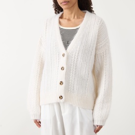 Jacquard Oversized Cardigan