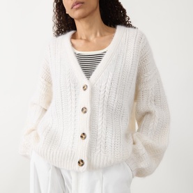 Jacquard Oversized Cardigan