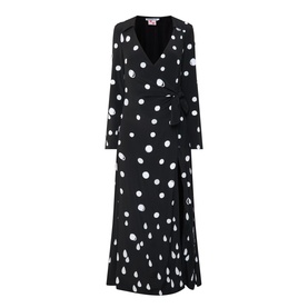 Marion Polka Dot Wrap Dress