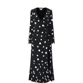 Marion Polka Dot Wrap Dress