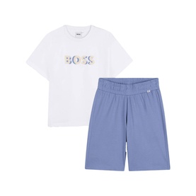 Logo T-Shirt & Shorts Two-Piece Set