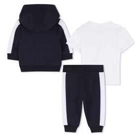 Hoodie, Sweatpants & T-Shirt Three-Piece Set