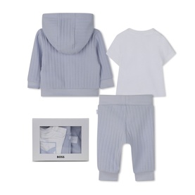 Hoodie, Sweatpants & T-Shirt Three-Piece Set
