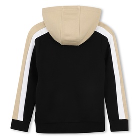 Logo Side Panel Zip Hoodie