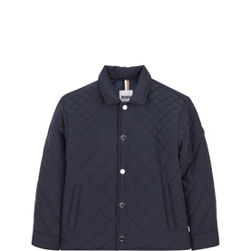 Diamond-Quilted Jacket