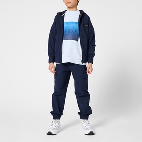 Logo Badge Zip Hoodie