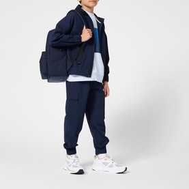 Logo Badge Zip Hoodie