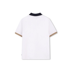Contrast-Trim Logo Polo Shirt