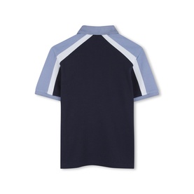 Colour-Blocked Logo Polo Shirt