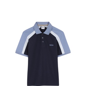 Colour-Blocked Logo Polo Shirt