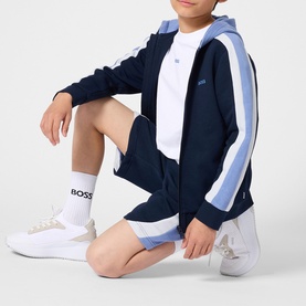 Contrast Stripe Bermuda Shorts