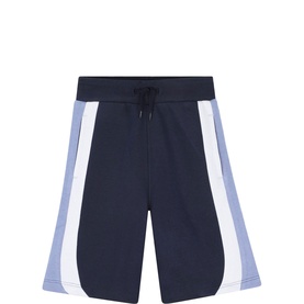 Contrast Stripe Bermuda Shorts