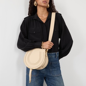 Marcie Large Leather Crossbody Bag