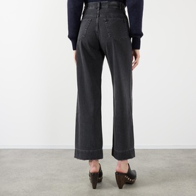 High-Rise Straight Cropped Jeans