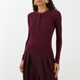 Henley Knitted Sweater