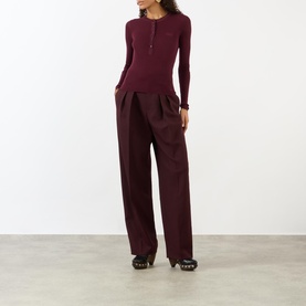 Henley Knitted Sweater