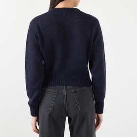 Logo Fine Knit Sweater