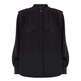 Double Pocket Silk Shirt