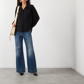 Double Pocket Silk Shirt