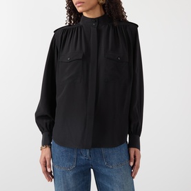 Double Pocket Silk Shirt