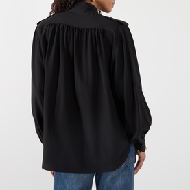 Double Pocket Silk Shirt