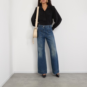 Double Pocket Silk Shirt