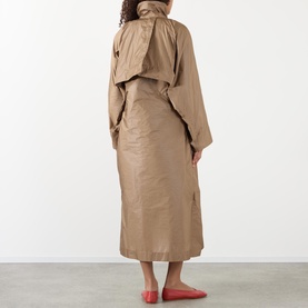 Aerial Steel Belted Trench Coat