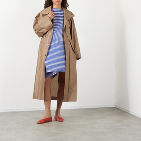 Aerial Steel Belted Trench Coat