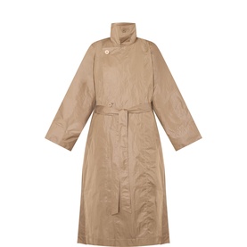 Aerial Steel Belted Trench Coat